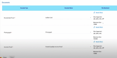 wb edistrict income certificate apply document upload